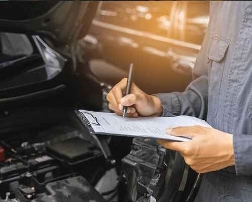 periodic servicing in skiltech car care, kollam